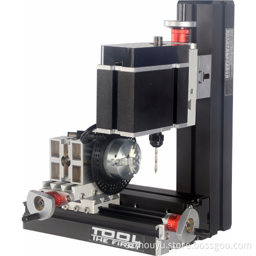 Big Power 60W Electroplated Metal Drilling Machine With Dividing Plate for model making
